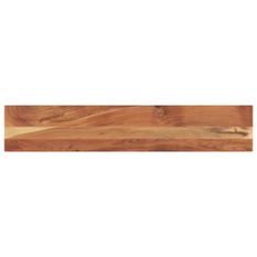 Dessus de table 140x30x3,8cm rectangulaire bois massif d'acacia