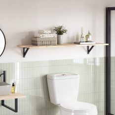 Dessus de table 140x40x2 cm rectangulaire bois massif d'acacia