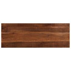 Dessus de table 140x50x2,5cm rectangulaire bois massif récupéré