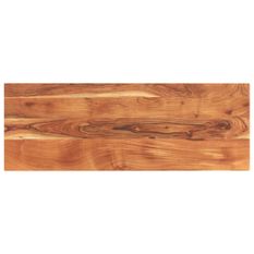 Dessus de table 140x50x3,8cm rectangulaire bois massif d'acacia