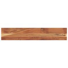 Dessus de table 160x20x2,5cm rectangulaire bois massif d'acacia