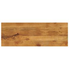 Dessus de table 160x50x2,5cm rectangulaire bois massif manguier
