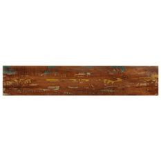 Dessus de table 180x20x3,8cm rectangulaire bois massif récupéré