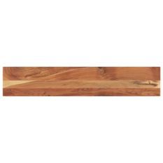 Dessus de table 180x40x3,8cm rectangulaire bois massif d'acacia