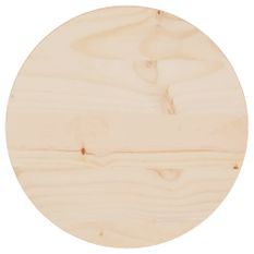 Dessus de table Ø30x2,5 cm Bois de pin massif