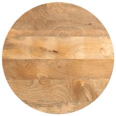 Dessus de table Ø 40x2,5 cm rond bois de manguier massif