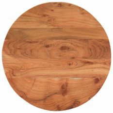 Dessus de table Ø40x2,5 cm rond bois massif d'acacia