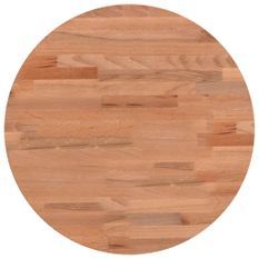 Dessus de table Ø40x2,5 cm rond bois massif de hêtre