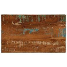 Dessus de table 40x20x2,5 cm rectangulaire bois massif récupéré