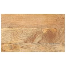 Dessus de table 40x20x3,8 cm rectangulaire bois massif manguier