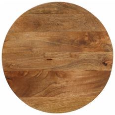 Dessus de table Ø 40x3,8 cm rond bois de manguier massif