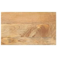 Dessus de table 40x30x2,5 cm rectangulaire bois massif manguier