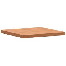 Dessus de table 40x40x2,5 cm carré bois massif de hêtre