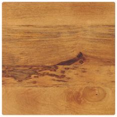 Dessus de table 40x40x2,5 cm carré bois massif manguier