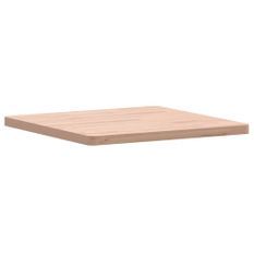 Dessus de table 50x50x2,5 cm carré bois massif de hêtre