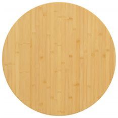 Dessus de table Ø60x1,5 cm bambou