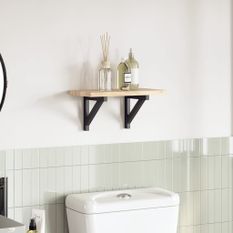 Dessus de table 60x20x2 cm rectangulaire bois massif d'acacia