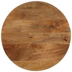 Dessus de table Ø 60x3,8 cm rond bois de manguier massif