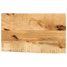 Dessus de table 60x30x3,8 cm bord vivant bois massif manguier