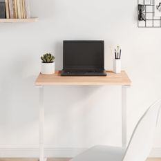 Dessus de table 60x40x1,5 cm rectangulaire bois massif de hêtre