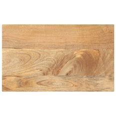 Dessus de table 60x40x3,8 cm rectangulaire bois massif manguier