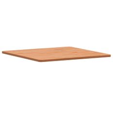Dessus de table 60x60x1,5 cm carré bois massif de hêtre