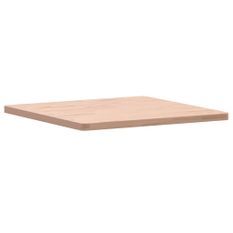 Dessus de table 60x60x2,5 cm carré bois massif de hêtre