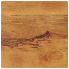Dessus de table 60x60x3,8 cm carré bois massif manguier
