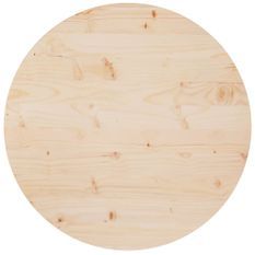 Dessus de table Ø70x2,5 cm Bois de pin massif