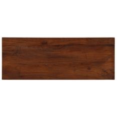 Dessus de table 70x20x2,5 cm rectangulaire bois massif récupéré