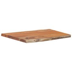 Dessus de table 70x60x2,5 cm rectangulaire bois massif acacia