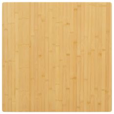 Dessus de table 70x70x1,5 cm bambou
