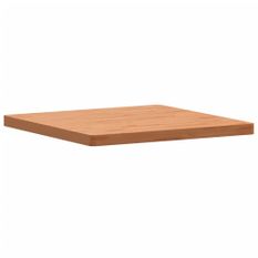 Dessus de table 70x70x4 cm carré bois massif de hêtre