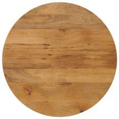 Dessus de table Ø 80x3,8 cm rond bois de manguier massif