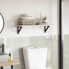 Dessus de table 80x30x2 cm rectangulaire bois massif d'acacia