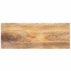 Dessus de table 80x30x3,8 cm rectangulaire bois massif manguier