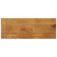 Dessus de table 80x40x3,8 cm rectangulaire bois massif manguier