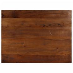 Dessus de table 80x50x2,5 cm rectangulaire bois massif récupéré
