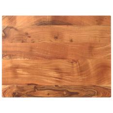 Dessus de table 80x50x3,8 cm rectangulaire bois massif d'acacia