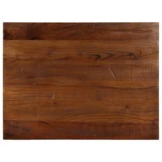 Dessus de table 80x70x3,8 cm rectangulaire bois massif récupéré