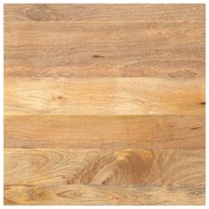 Dessus de table 80x80x3,8 cm carré bois massif manguier