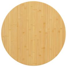 Dessus de table Ø90x1,5 cm bambou
