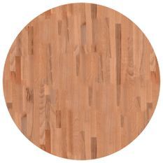 Dessus de table Ø90x2,5 cm rond bois massif de hêtre