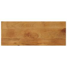 Dessus de table 90x20x2,5 cm rectangulaire bois massif manguier
