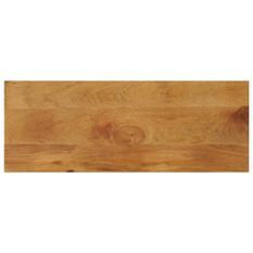 Dessus de table 90x40x3,8 cm rectangulaire bois massif manguier