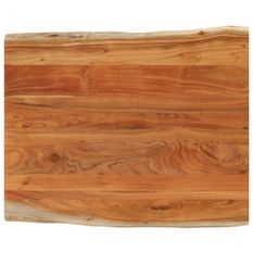 Dessus de table 90x80x2,5 cm rectangulaire bois massif d'acacia