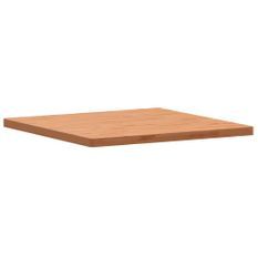 Dessus de table 90x90x4 cm carré bois massif de hêtre