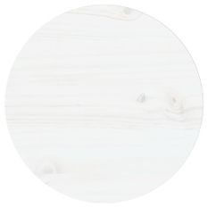 Dessus de table Blanc Ø30x2,5 cm Bois de pin massif