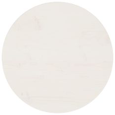 Dessus de table Blanc Ø50x2,5 cm Bois de pin massif