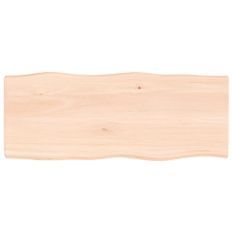 Dessus de table bois chêne massif non traité bordure assortie